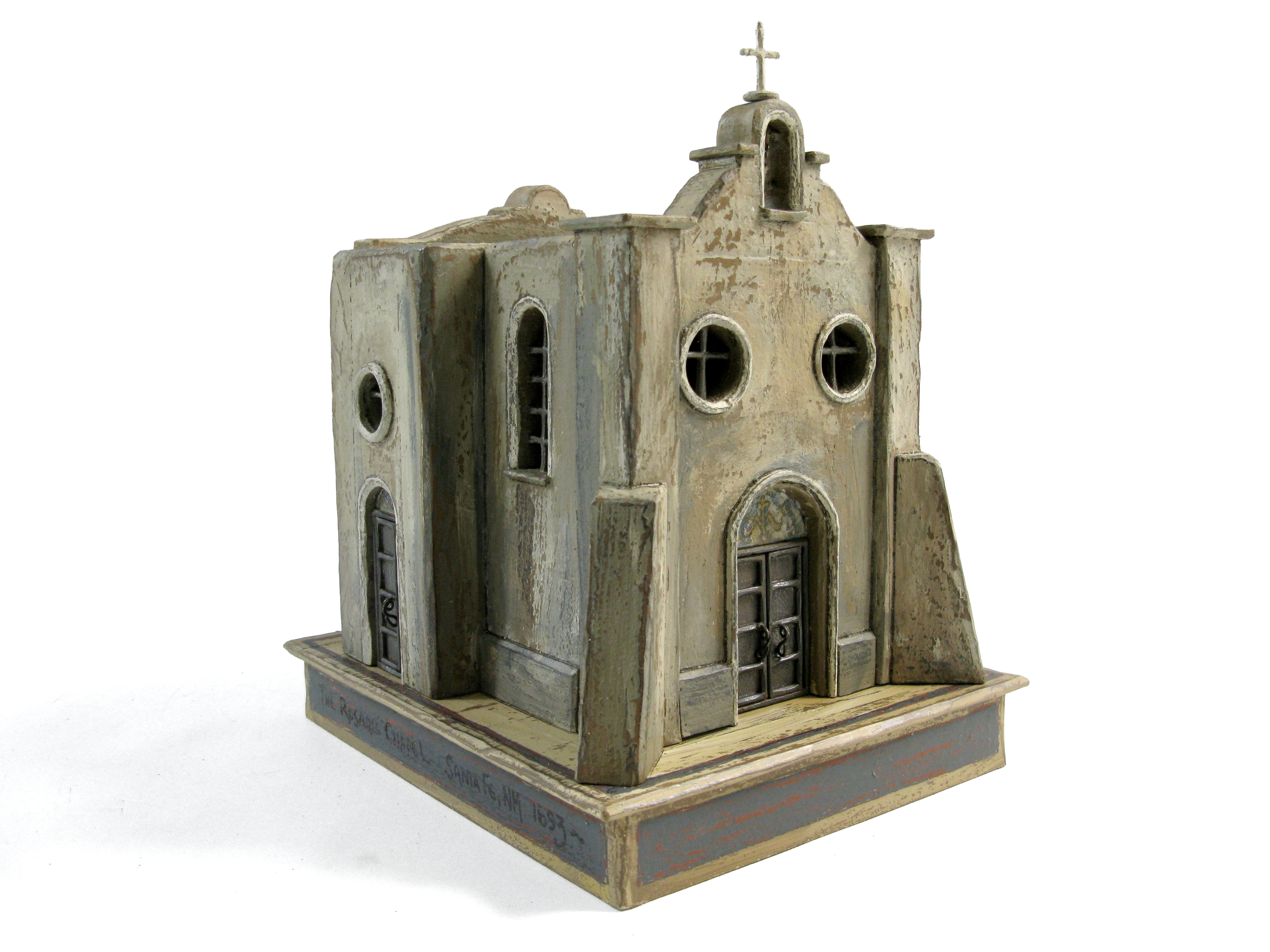 The Rosario Chapel sculpture by Roberto Cardinale, front view