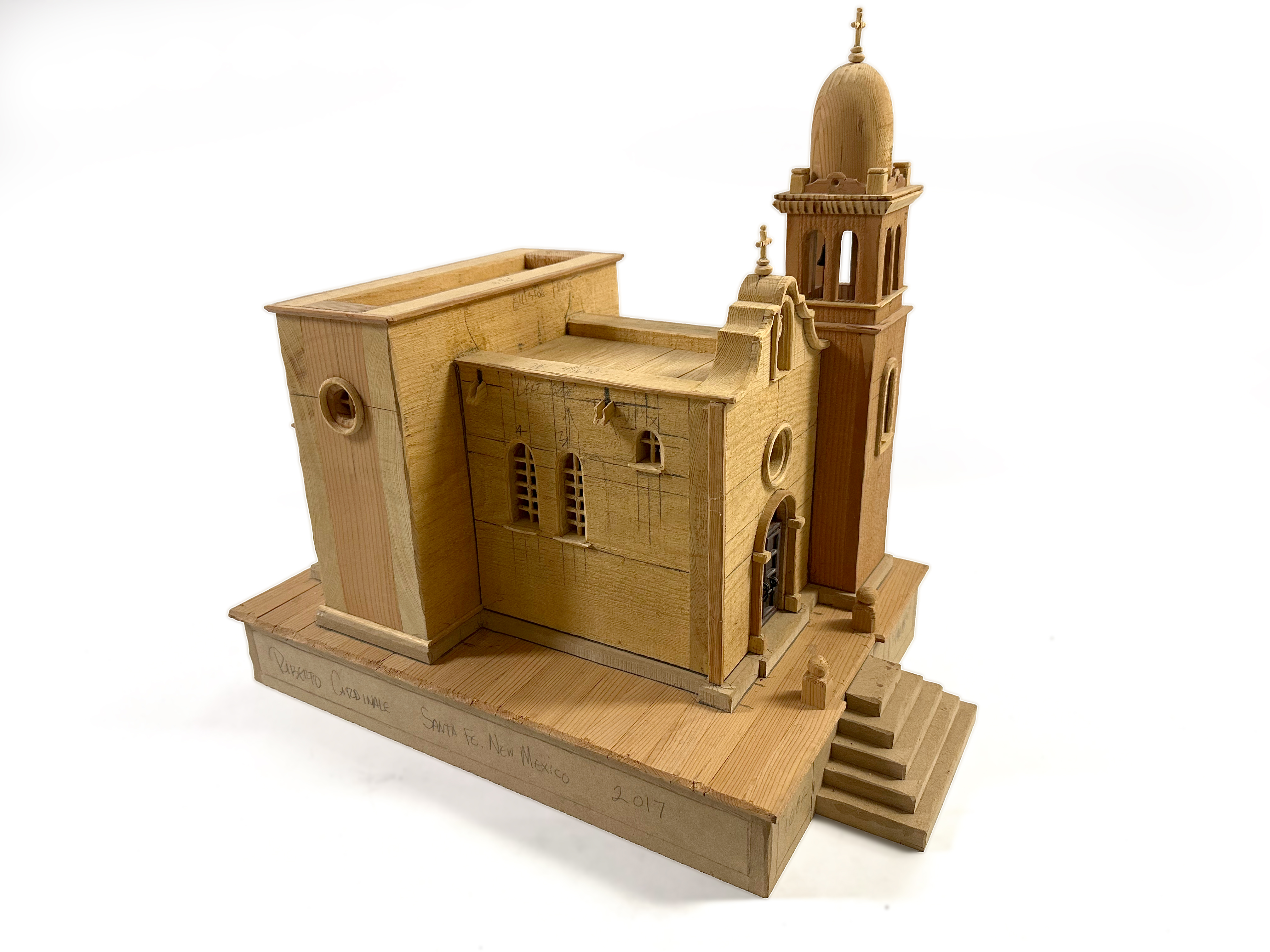 La Misión del Corpus Cristi sculpture, front view