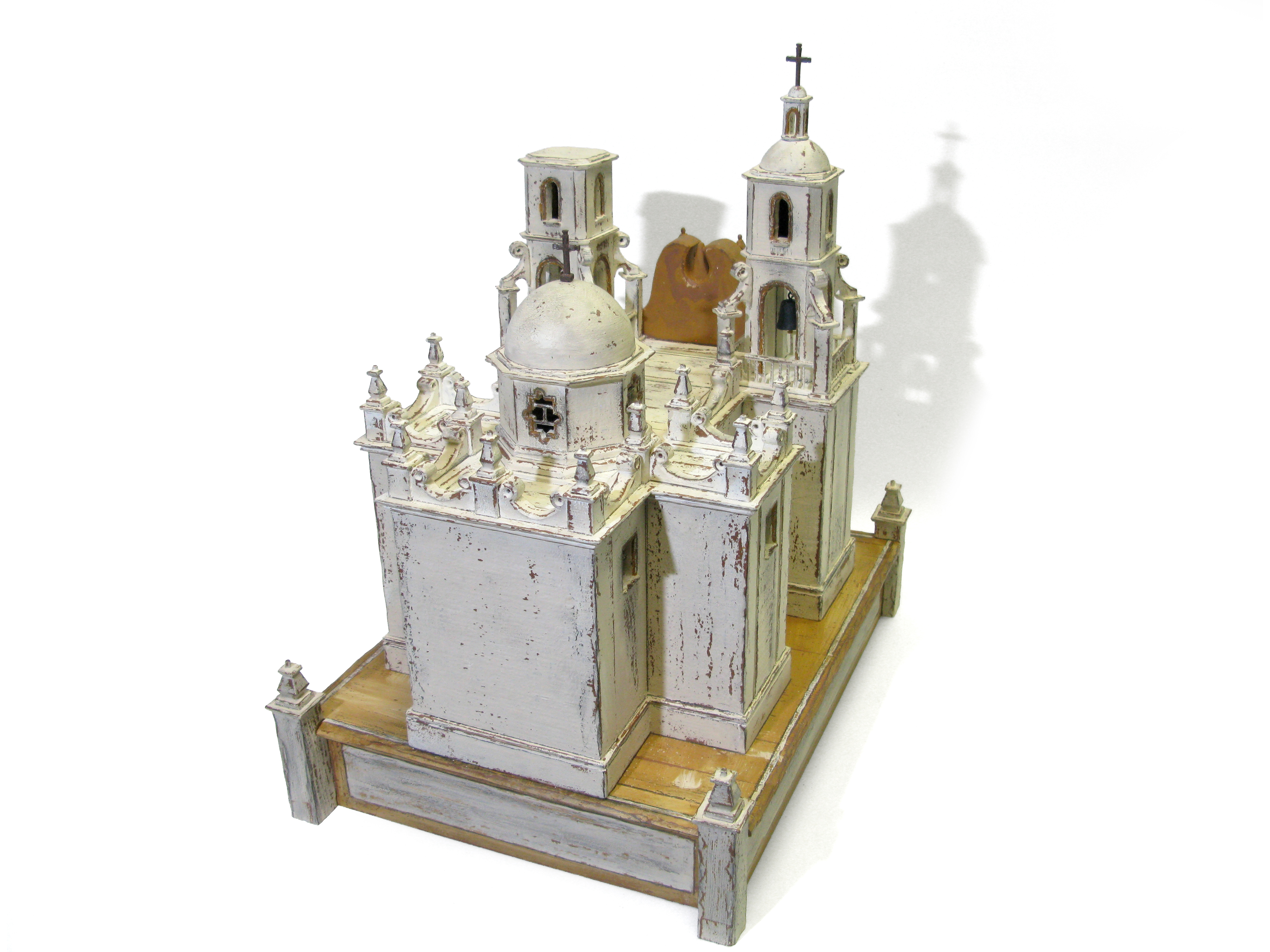 Mission San Xavier del Bac sculpture, alternate angle