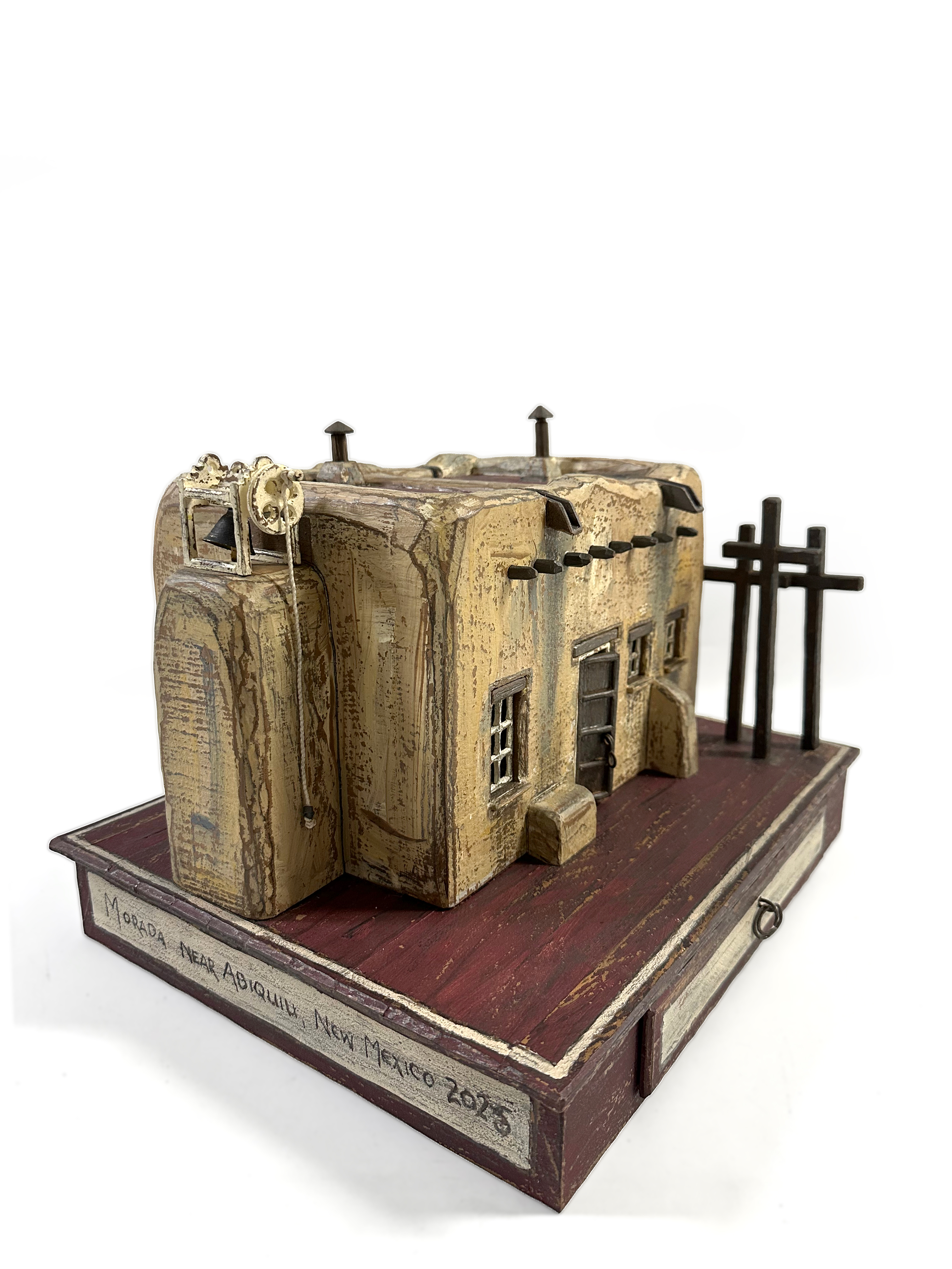 La Morada de Abiquiu sculpture, third view